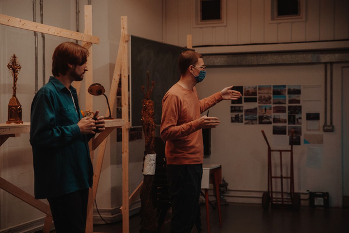 Eduardo Arcelus, Sam Pritchard at 